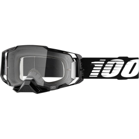 100% Armega Goggle (Clear lens) Black