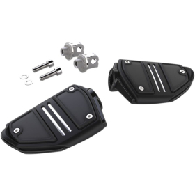 CIRO Twin Rail Foot Rests Harley Davidson FLDE / FLFB / FLFBS / FLHC / FLHCS 1750-1923cc 18-26