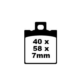 EBC SFA Brake Pads BETA EIKON / KEEWAY ARN/HACKER / HYOSUNG BOOMER 50-125cc 00-13
