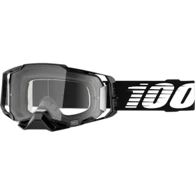 100% Armega Goggle (Clear lens) Black