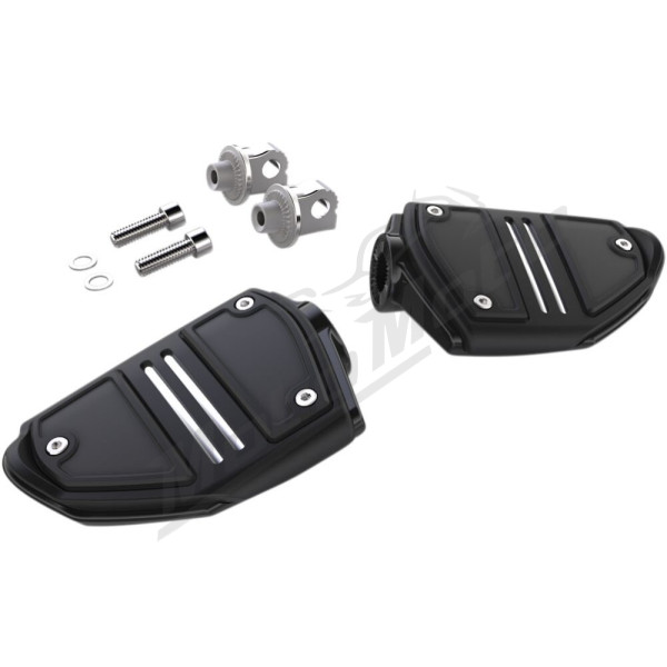 CIRO Twin Rail Foot Rests Harley Davidson FLDE / FLFB / FLFBS / FLHC / FLHCS 1750-1923cc 18-26
