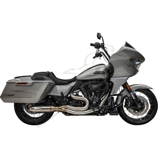 BASSANI XHAUST 2-into-1 Mid-Length Exhaust System Harley Davidson 1750-1923cc 2017-2025