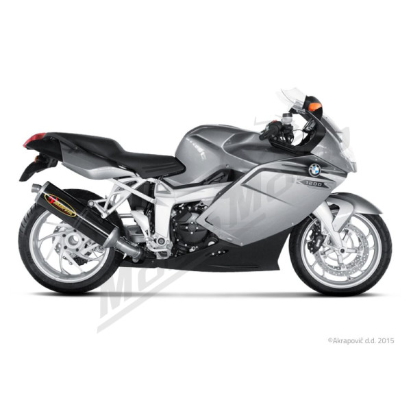 AKRAPOVIC Slip-On Line Muffler Stainless Steel / Carbon Fiber BMW K 1200 05-08