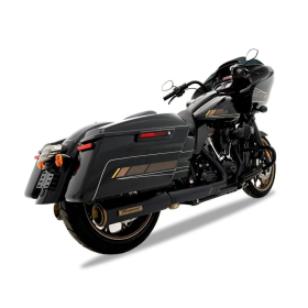 RINEHART RACING 500-1101 4.5" HP45 Slip-On Mufflers for Harley Davidson FLH / FLHFB / FLHR / FLHRC / FLHRXS 1750-1977cc 17-25