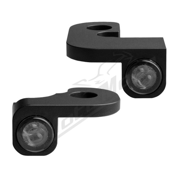 HEINZ BIKES NANO Series Handlebar Turn Signals Harley Davidson FLD / FXD / FXDBP / FXDF / FXDWG 1340/1800 91-17 