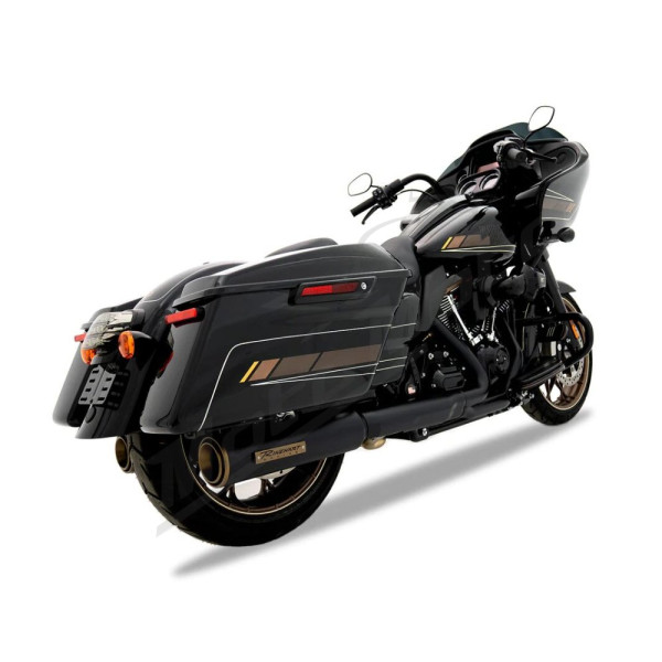 RINEHART RACING 500-1101 4.5" HP45 Slip-On Mufflers for Harley Davidson FLH / FLHFB / FLHR / FLHRC / FLHRXS 1750-1977cc 17-25
