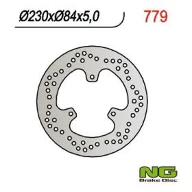 NG BRAKES Galinis fiksuotas stabdžių diskas 230mm Yamaha YP Majesty 250cc 98-99