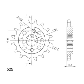 JT / Supersprox Front sprocket 296/16