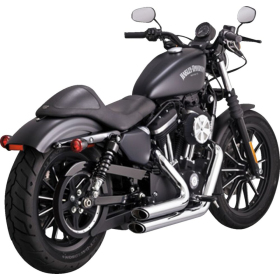 VANCE & HINES Shortshots Staggered Exhaust System Chrome Harley Davidson XL 883-1200cc 14-22