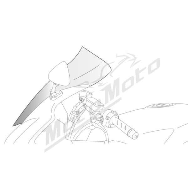 PUIG Touring Priekinis stiklas tamsintas Yamaha FJR 1300 01-05