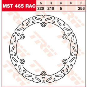 TRW Contoured Fixed Brake Rotor BMW / Honda 500-1200cc 13-24