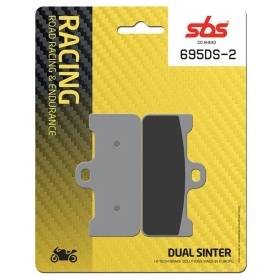 Sbs stabdžių trinkelės 695DS-2 Dual Sinter 2 APRILIA