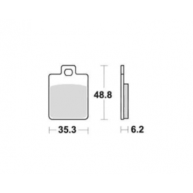 STABDŽIŲ TRINKELĖS POLINI FT4014 / MCB827 Sintered