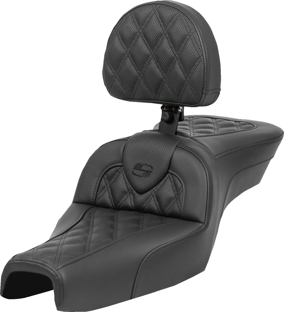 SADDLEMEN Roadsofa™ Standard Reach Seat Stiched Harley Davidson XL 883-1200cc 04-22