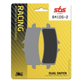 Sbs stabdžių trinkelės 841DS-2 Dual Sinter 2 APRILIA / DUCATI / HUSQVARNA / KAWASAKI / KTM / MV AGUSTA / SUZUKI / TRIUMPH