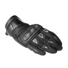 GARETH Speed  Leather Gloves Black