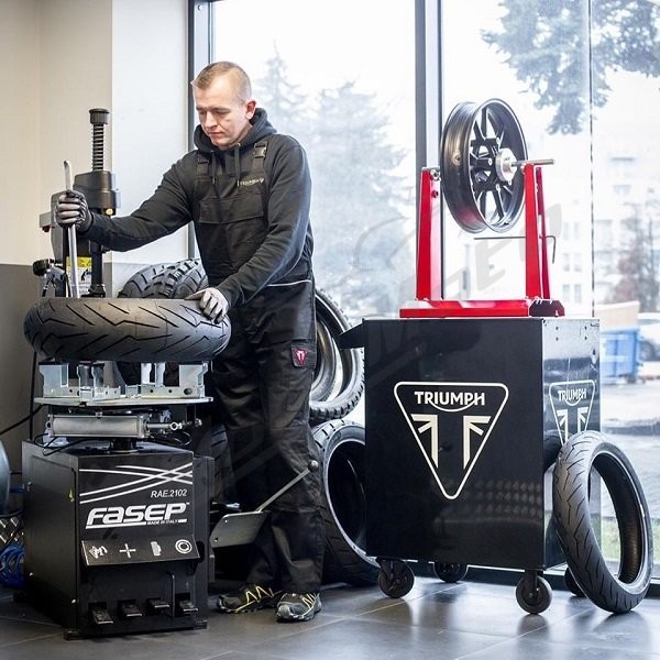 FASEP automatinės padangų keitimo staklės su 4 pedalais juoda 230V/1Ph