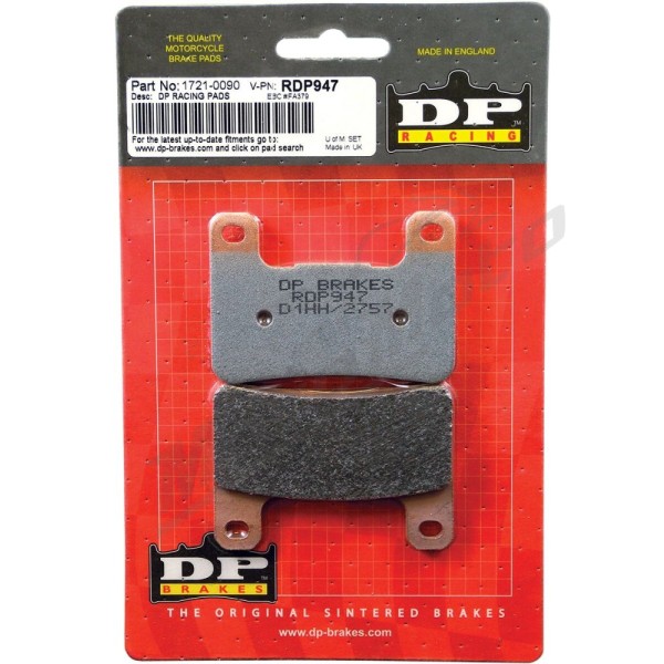 DP BRAKES RDP X-Race Titanium Sintered Brake Pads Kawasaki / Suzuki 1000-1800cc 04-25