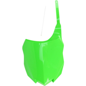 UFO Priekiniė Numerio Lentelė Kawasaki KX F 250-450cc 12-16 Žalia