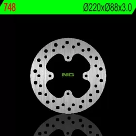 NG BRAKES 748 Front Round Fixed Brake Disc HONDA CR 80-85 85-07
