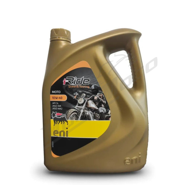 Agip (eni) i-ride moto 10w40 semi-synthetic motor oil (4l) ma2
