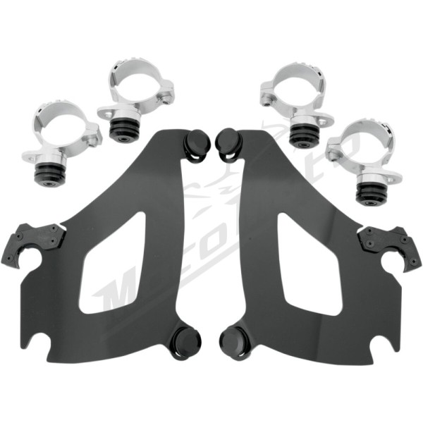 MEMPHIS SHADES METRIC Bullet Fairing Mount Kit Kawasaki / Yamaha 650-1100 96-25