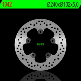 NG BRAKES 1342 galinis fiksuotas stabdžių diskas APRILIA CAPONORD / DORSODURO / SHIVER / PIAGGIO BEVERLY / MEDLEY 125-1200 05-20