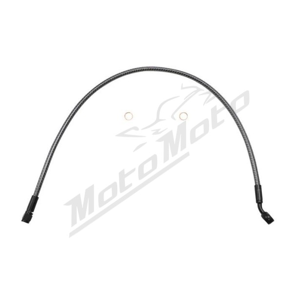 MAGNUM SHIELDING Viršutinė stabdžių žarnelė anglies pluošto Harley Davidson FLHTCUTG / FLRT / FLTRT 1868 21-24 63.5cm