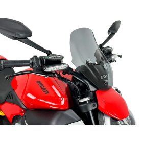 WRS TOURING Windscreen Dark Smoke Ducati Diavel V4 1200 ABS 23-25