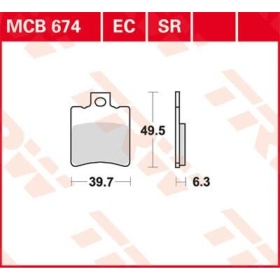TRW All Round Sintered Metal Brake Pads Aprilia / Benelli / Beta / Generic / Gilera / Honda / Keeway / Malaguti / MBK / Peugeot / Suzuki / Yamaha 50-400cc 93-20