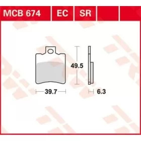 TRW All Round Sintered Metal Brake Pads Aprilia / Benelli / Beta / Generic / Gilera / Honda / Keeway / Malaguti / MBK / Peugeot / Suzuki / Yamaha 50-400cc 93-20