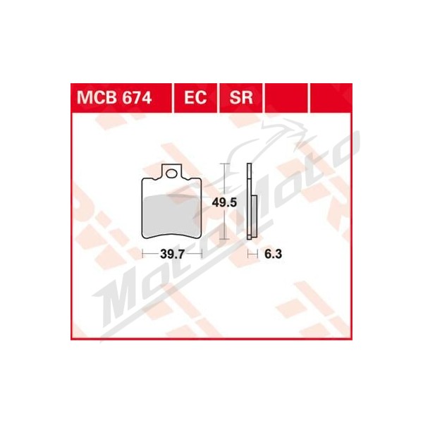 TRW All Round Sintered Metal Brake Pads Aprilia / Benelli / Beta / Generic / Gilera / Honda / Keeway / Malaguti / MBK / Peugeot / Suzuki / Yamaha 50-400cc 93-20