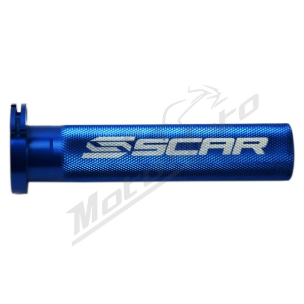 SCAR akceleratoriaus rankenėlė mėlyna Yamaha YZ 65 17-22