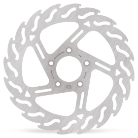 MOTO-MASTER Flame Front Left Fixed Brake Disc Harley Davidson FLHR / FLHT / FLSTC / FLSTFI / FXS / FXSTD / XL / XR 883/1690 99-14