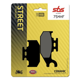 SBS HF Street 754HF Ceramic Organic Brake Pads Can Am / Cannondale / Jon Deere / Yamaha 400-1000cc 00-20