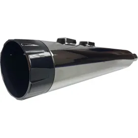 BASSANI XHAUST 4-1/2" Straight Can Slip-On Mufflers Harley Davidson FLHR / FLHRC / FLHRCI 1340-1800cc 95-16