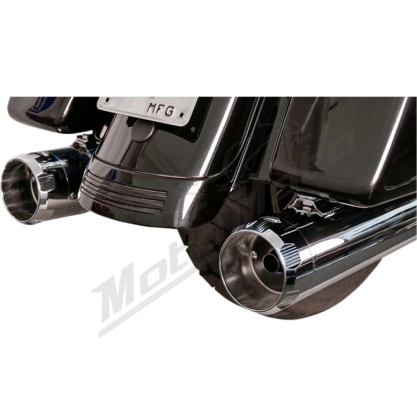 S&S CYCLE Mk45 EC Slip-On Mufflers Harley Davidson FLHR / FLHRC / FLHRXS / FLHT 1750-1923cc 17-20
