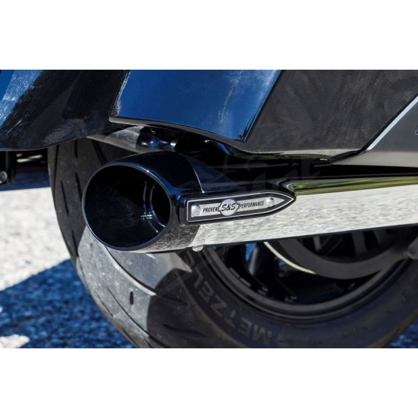 S&S CYCLE 4" Broadhead Slip-On Mufflers Indian Challenger / Chieftain 1768-1890cc 14-26
