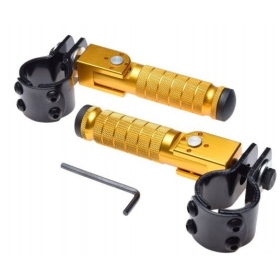 Universal footrests 2pcs gold