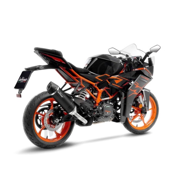 LEOVINCE LV One Evo Black Edition Slip-on Muffler  KTM RC 125-390 22-23