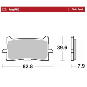 MOTO-MASTER Sinter Sport Front Brake Pads Honda CB / CRF / NT / X-ADV 125-1100 16-26