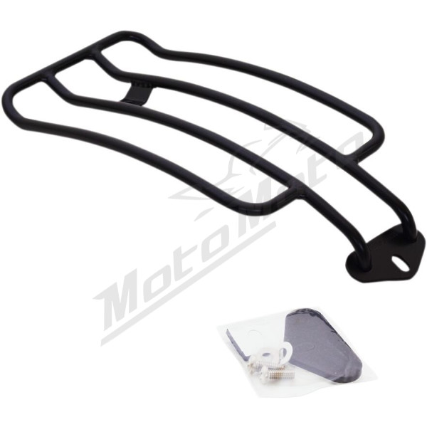 MOTHERWELL Luggage Rack Black Matte 28x15cm Harley Davidson FLS / FLSS / FXS 1584/1800 11-17