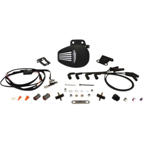 JIMS Forceflow Cylinder Head Cooler Kit Black Harley Davidson FLDE / FLHC / FLHCS / FLRT / FLSB / FXST 1750-1923 17-24