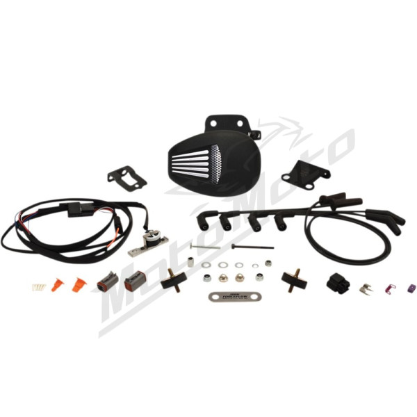 JIMS Forceflow Cylinder Head Cooler Kit Black Harley Davidson FLDE / FLHC / FLHCS / FLRT / FLSB / FXST 1750-1923 17-24
