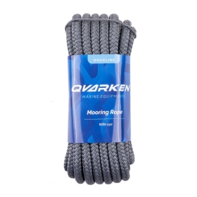 Qvarken Mooring Rope Dockline with eye Grey