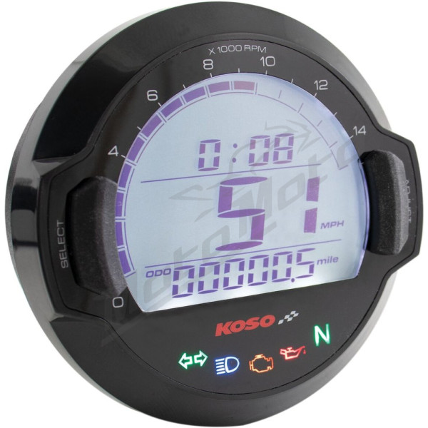 KOSO NORTH AMERICA DL-03SR GP-Style Speedometer