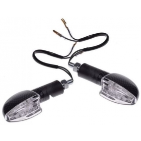 Universal turn signals CARBON LED 2pcs (Length 88-106mm)