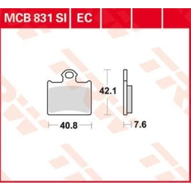 TRW SI Series Sindered Off-Road Brake Pads Husqvarna / KTM 65-350cc 11-23