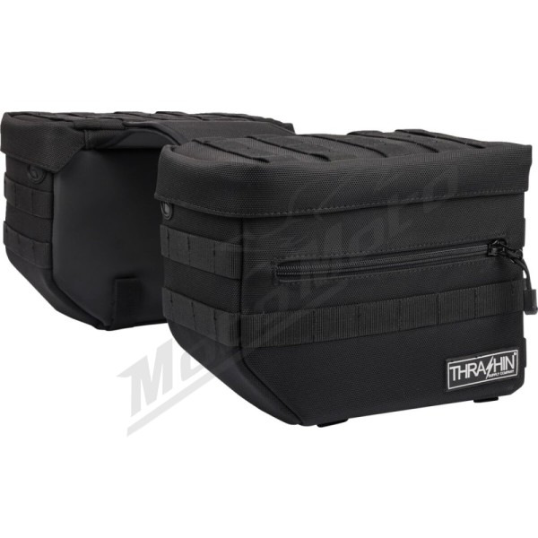 THRASHIN SUPPLY CO. Essential Saddlebags Harley Davidson FLD / FLDE / FLFB 1340-1923cc 82-24