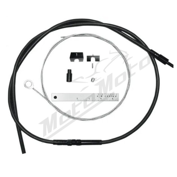 MAGNUM SHIELDING BYO Clutch Cable Black Harley Davidson FLHR / FLHRC / FLHTC / FLSTF / FLTC / XL / XLH 883/1690 87-22 
